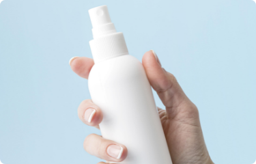 소독용 알코올로 1차 표면소독